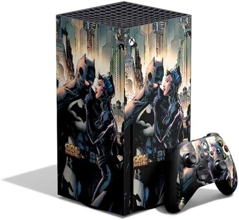 Skinit Skinit Gaming Gaming Skiner مع حزمة Xbox Series X - Comics DC Comics مرخص رسميًا Batarang Jim Lee Art Design in Saudi Arabia