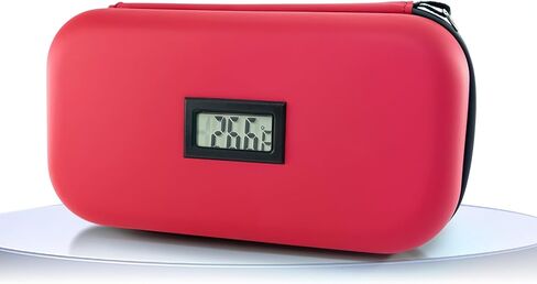 حافظة تبريد الانسولين 24 ساعة للسفر معتمدة من ادارة امن المواصلات الامريكية، مبرد ادوية لمرضى السكري للسفر مع ميزان حرارة وعرض درجة الحرارة، شنطة منظمة للادوية مع عبوتي ثلج من جوسيماي in Kuwait