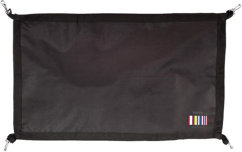 HORZE Durable Polyester Horse Stall Guard with Adjustable Straps | Measures 40" x 24" - Black - One Size in Saudi Arabia
