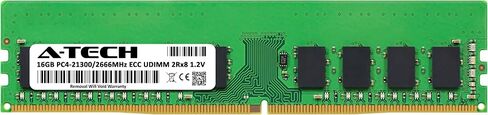 A-Tech 16GB RAM Replacement for Kingston KTL-TS426E/16G | DDR4 2666 MHz PC4-21300 2Rx8 1.2V ECC UNBUFFERED Server Memory Module in Saudi Arabia