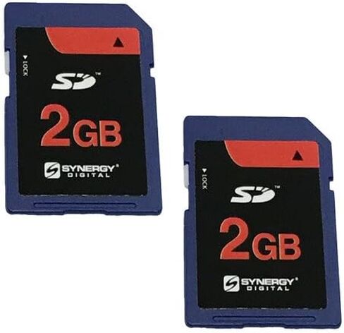 Pentax Optio E60 Digital Camera Memory Card 2X 2GB Standard Secure Digital (SD) Memory Card (1 Twin Pack) in Saudi Arabia