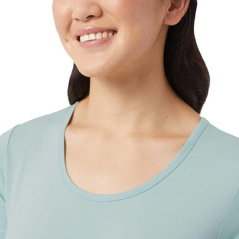32 Degrees Ladies' Cool Tee, Short Sleeve Scoop Neck, 3-Pack (US, Alpha, Medium, Regular, Regular, Black/HT Teal/HT Purple) in Saudi Arabia