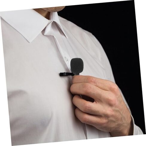 HOMSFOU Lavalier Microphone for Phone Clip Lapel Mic for Video Recording Compatible Smartphones and Tablets Design for Interviews Podcasts and Lectures in Saudi Arabia