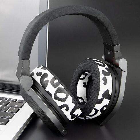 SOULWIT Mesh Fabric Earpads Replacement for JBL Synchros E50 E50BT S500 S700 Wireless Headphones, Ear Pads Cushions with Noise Isolation Foam - Black in Saudi Arabia