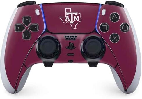 Skinit Decal Gaming Skin Compatible with PS5 DualSense Edge Pro Controller - Officially Licensed Texas A&M University Outline Design in Kuwait