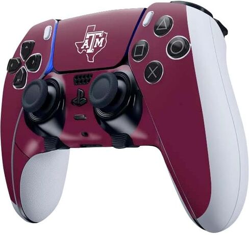 Skinit Decal Gaming Skin Compatible with PS5 DualSense Edge Pro Controller - Officially Licensed Texas A&M University Outline Design in Kuwait
