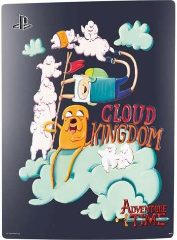 Skinit Decal Gaming Skin Compatible with PS5 Digital Edition Console - Officially Licensed Adult Swim Adventure Time Jake and Finn Design in Saudi Arabia