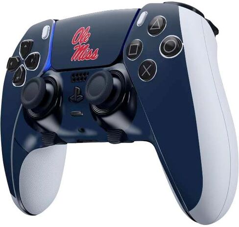 ألعاب Skinit Mucal Gaming متوفرة مع PS5 DualSense Edge Pro Controller - جامعة ميسيسيبي أولي ملكة جمال التصميم الأزرق in Saudi Arabia