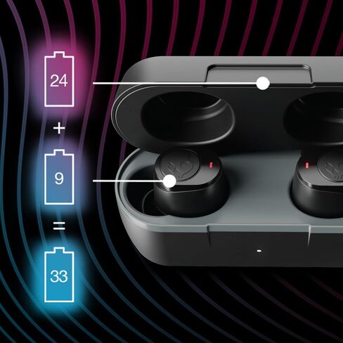 Skullcandy Jib True 2 Wireless in-Ear Earbuds - True Black (Renewed) in Saudi Arabia
