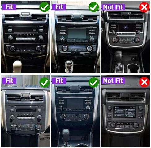 Radio for Nissan Altima 2013 2014 2015-10.1 '' Wireless Apple Carplay Touch Screen for Altima in-Dash Navigation GPS ، Android Auto ، WiFi ، Bluetooth ، Hifi ، FM ، SWC ، MIC ، Camera Camera in Saudi Arabia
