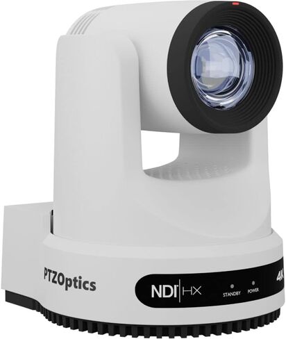 Ptzoptics 5 X Move 4K SDI/HDMI/USB/IP PTZ كاميرا مع تكبير بصري 30x (أبيض) (PT30x-4K-WH-G3) in Kuwait