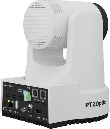 Ptzoptics 5 X Move 4K SDI/HDMI/USB/IP PTZ كاميرا مع تكبير بصري 30x (أبيض) (PT30x-4K-WH-G3) in Kuwait