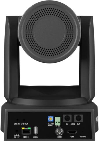 Ptzoptics 5 X Move 4K SDI/HDMI/USB/IP PTZ كاميرا مع تكبير بصري 30x (رمادي) (PT30X-4K-GY-G3) + 5 × جدار جدار عالمي (أسود) + مجموعة الأسلاك + الأسلاك in Kuwait
