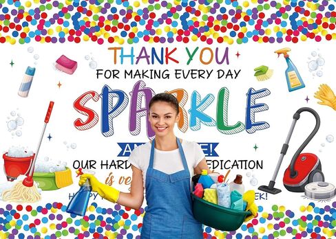 Happy Housebering Week Banner Backdrop 6x4ft شكرًا لك على صنع كل يوم من البريق والتألق Background Background Housing Housing Recoration Decorations Photo Photo Props in Kuwait