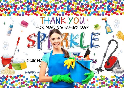 Happy Housebering Week Banner Backdrop 6x4ft شكرًا لك على صنع كل يوم من البريق والتألق Background Background Housing Housing Recoration Decorations Photo Photo Props in Kuwait