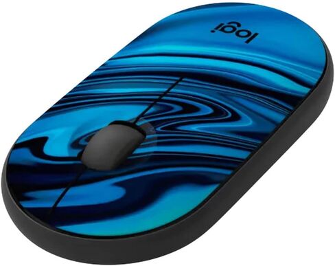 Logitech M340 اللاسلكي الماوس مع مطبوعات محدودة الإصدار ، مستقبل USB والنقرات الصامتة ، الماوس اللاسلكي المحمول للكمبيوتر المحمول ، الكمبيوتر ، النوافذ ، الكروم ، السطح ، المجرة الأزرق - البصرية - 32.81 قدم (متجددة) in Kuwait