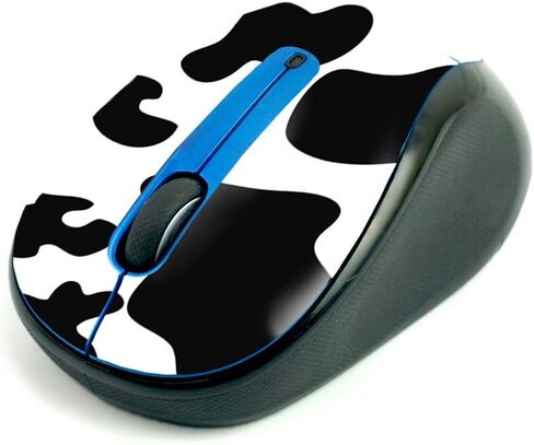 Mayyskins Skin for Logitech M325 اللاسلكي الماوس - طباعة البقرة | غلاف الالتفاف الواقي ، الدائم ، والفريد من نوعه | من السهل تطبيق الأنماط وإزالتها وتغييرها | صنع في الولايات المتحدة in Saudi Arabia