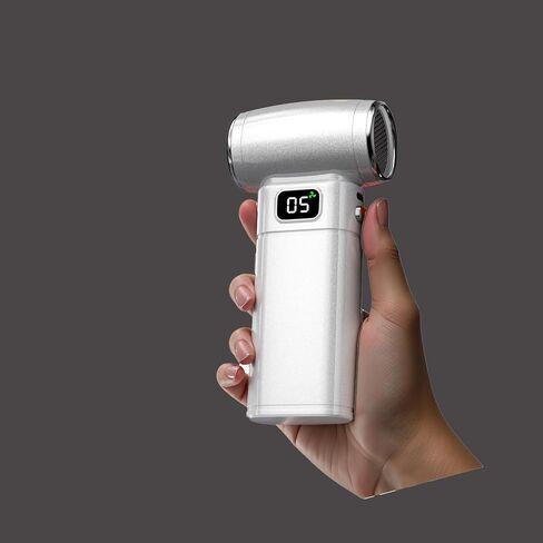 Aluminum Compressed Air Duster - 90,000RPM Elegant Rechargeable Cordless Electric Air Blower with LED Display, 5 Speeds - Premium Keyboard Cleaning Kit for PC, Car, Outdoor Use in Saudi Arabia