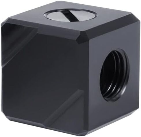 Alphacool Eiszapfen G1/4" 5-way Multi-Port Block Fitting, Acetal in Saudi Arabia