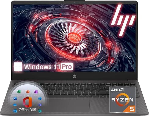 HP 255 G9 15.6 "FHD Laptop ، 6-core AMD CPU (Beats I7-1165G7 في تعدد المهام) ، ذاكرة الوصول العشوائي 32GB ، 1TB PCIE SSD ، Windows 11 Pro مع MS Office ، من أجل العمل والطالب in Saudi Arabia
