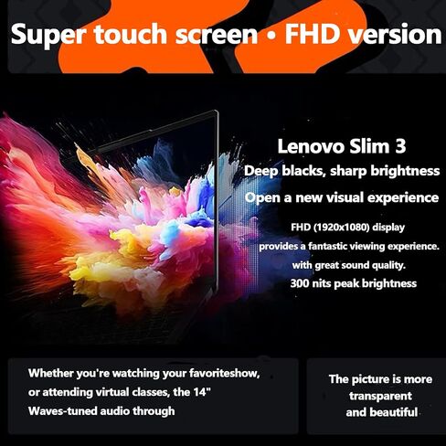 Lenovo Ideapad Slim 3 Chromebook - 14 ″ FHD IPS شاشة تعمل باللمس المضادة للوحد ، لرجال الأعمال والطالب ، Mediatek Kompanio 520 ، ذاكرة الوصول العشوائي 4GB ، 64 جيجابايت EMMC ، بطاقة Micro Micro 256GB ، كاميرا الويب ، WiFi 6 ، Chrome OS ، Blue OS ، Blue ، in Kuwait