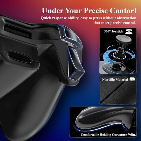A2Z Nutrition Inc Wired Controller لـ Xbox 360 - Gamepad USB مع اهتزاز مزدوج ، وظيفة توربو ، كابل 7.2 قدم - متوافق مع Xbox 360/360 Slim & PC Windows 7/8/10/11 in Kuwait