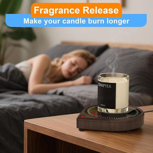 جهاز تسخين كوب القهوة مع 3 إعدادات لدرجة الحرارة، ومؤقت 2-12 وجهاز تشغيل/إيقاف تلقائي لتدفئة كوب القهوة بالجاذبية للمكتب، وشمعة ذكية ولوحة تسخين القهوة لتسخين الحليب والشاي والشموع in Kuwait