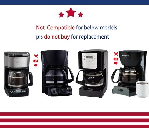 5 Cup Coffee Pot Replacement Compatible for Mr Coffee BVMC-PC05BL2,BVMC-SC05BL, Goumia 5cup coffee maker. Compatible for Hamilton Beach 5 cup coffee maker !Not Fit ALL Mr coffee 5 cup, pls see detail in Saudi Arabia