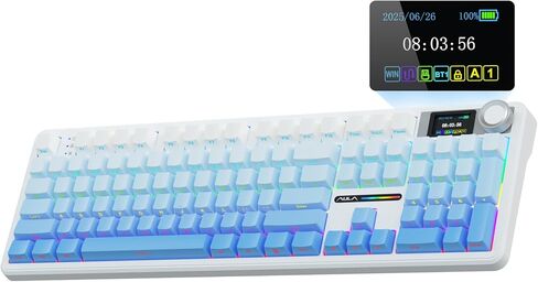 AULA Wireless Keyboard and Mouse Combo, F108 Pro Full Size Mechanical Keyboard SC900 Pro Wireless Mouse in Saudi Arabia