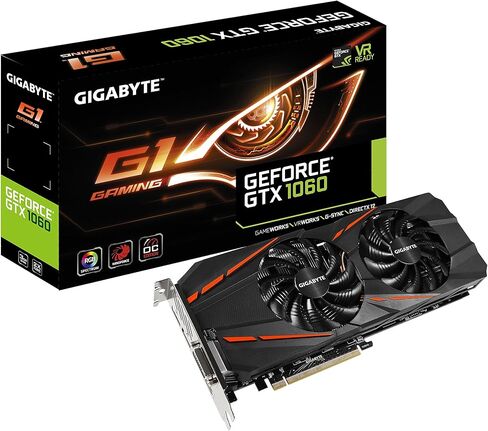 GIGABYTE GeForce GTX 1060 G1 Gaming 3GB GDDR5 Graphics Card (GV-N1060G1GAMING-3GD) in Saudi Arabia