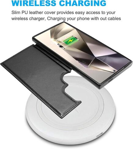 Case for Samsung Galaxy S24 Ultra ، بالنسبة إلى Galaxy S24 Ultra Wallet Case مع حامل البطاقة ، فتحات بطاقة الائتمان الخاصة بالجلد PU CLOSURE TPU الإطار الصدف الخلفي للهاتف [Rose Gold] in Kuwait