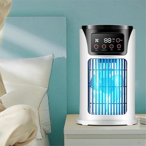 Refrigerator Household Dormitory Student Desktop Fan, Small Wind Large Office USB Refrigeration Fan, 1-6 speed wind power, Low noise in Kuwait