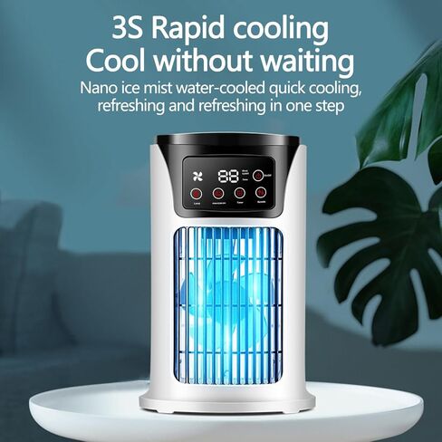 Refrigerator Household Dormitory Student Desktop Fan, Small Wind Large Office USB Refrigeration Fan, 1-6 speed wind power, Low noise in Kuwait
