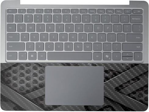 جلد الكمبيوتر المحمول من ألياف الكربون متوافقة مع Microsoft Surface Laptop 8 13 "(2025) - الموجة التقنية - غطاء ملصق واقي فينيل 3M - سهلة التطبيق | مصنوعة في الولايات المتحدة الأمريكية بواسطة Mayyskins in Saudi Arabia
