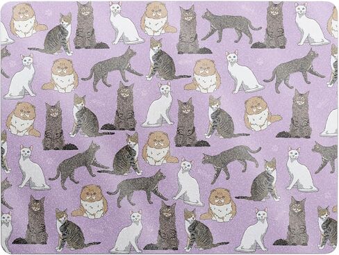 Glossy Glitter Laptop Skin Compatible with Microsoft Surface Laptop 8 13" (2025) - Cat Chaos - Premium 3M Vinyl Protective Wrap Decal Cover - Easy to Apply | Crafted in The USA by MightySkins in Saudi Arabia