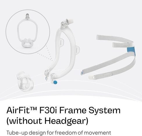 نظام الإطار البديل الكبير ResMed AirFit F30i (بدون غطاء الرأس) - وسادة متوسطة in Saudi Arabia
