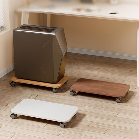 حامل وحدة المعالجة المركزية CPU CPU حامل وحدة المعالجة المركزية تحت مكتب Tower Tower Stand Mobile PC Stand مع 4 عجلات العجلات لإكسسوارات كمبيوتر مكتب الألعاب (أبيض) in Saudi Arabia