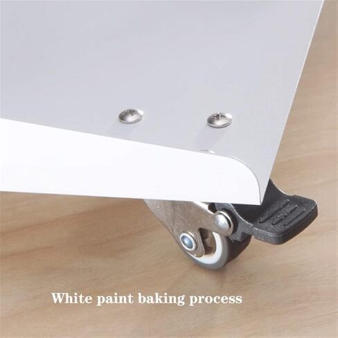 CPU Stand PC Tower Sand Under Desk, Metal CPU Stand Cart, Mobile PC Case Stand with Locking Casters Wheels, CPU Raise (Black) in Saudi Arabia
