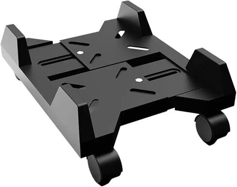 CPU Stand Mobile CPU Stand Desktop CPU Hosting Bracket Under Desk with Rolling Caster Wheels pc Mainframe Rack for Home Office in Saudi Arabia