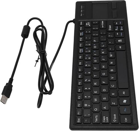 لوحة مفاتيح Mechnical USB مع لوحة اللمس ، لوحة مفاتيح USB 2.0 اللمس السلكية ، لوحة مفاتيح سلكية محمولة مقاومة للماء مقاوم للمخطط للكمبيوتر المحمول. in Saudi Arabia