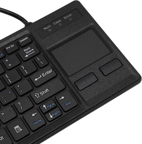 لوحة مفاتيح Mechnical USB مع لوحة اللمس ، لوحة مفاتيح USB 2.0 اللمس السلكية ، لوحة مفاتيح سلكية محمولة مقاومة للماء مقاوم للمخطط للكمبيوتر المحمول. in Saudi Arabia