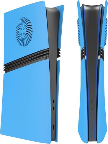 Cover Plates with Cooling Vents for PS5 Pro Digital Edition, Matte Faceplate Compatible with PlayStation 5 Pro Console Protective Replacement Face Plates Panels (Starlight Blue) in Kuwait