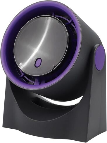 مروحة متداولة مصغرة مع USB شحن السرعة الرقمية التحكم في التشغيل الهادئ للاستخدام في الهواء الطلق الداخلي (قهوة الحليب) in Kuwait