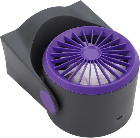 مروحة متداولة مصغرة مع USB شحن السرعة الرقمية التحكم في التشغيل الهادئ للاستخدام في الهواء الطلق الداخلي (قهوة الحليب) in Kuwait