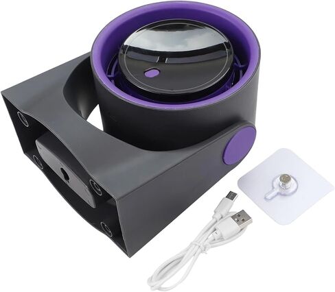 مروحة متداولة مصغرة مع USB شحن السرعة الرقمية التحكم في التشغيل الهادئ للاستخدام في الهواء الطلق الداخلي (قهوة الحليب) in Kuwait