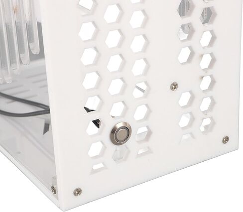 Focket ITX Computer Case, Mini Tower Chassis with Transparent Acrylic Panels for Mini ITX Board Boards to Use 170x170mm, Graphics Card Holder 190mm, Portable Design in Kuwait