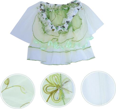 7pcs دانتيل تغطية كمبيوتر مجموعة تصميم الأزهار واقي إثبات الغبار لشاشات سطح المكتب مناسبة للمنزل والمكاتب استخدام أغطية شاشة الدانتيل الأنيقة in Kuwait