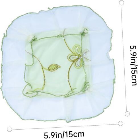 7pcs دانتيل تغطية كمبيوتر مجموعة تصميم الأزهار واقي إثبات الغبار لشاشات سطح المكتب مناسبة للمنزل والمكاتب استخدام أغطية شاشة الدانتيل الأنيقة in Kuwait
