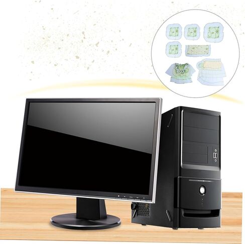 7pcs دانتيل تغطية كمبيوتر مجموعة تصميم الأزهار واقي إثبات الغبار لشاشات سطح المكتب مناسبة للمنزل والمكاتب استخدام أغطية شاشة الدانتيل الأنيقة in Kuwait