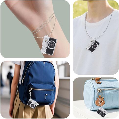 كاميرا Sanpyl Mini Keychain ، FHD 1080p الكاميرا الرقمية الرجعية ، كاميرات فيديو صغيرة مضغوطة مع مصباح ملء LED ، للتصوير الفوتوغرافي في الهواء الطلق (أسود) in Saudi Arabia